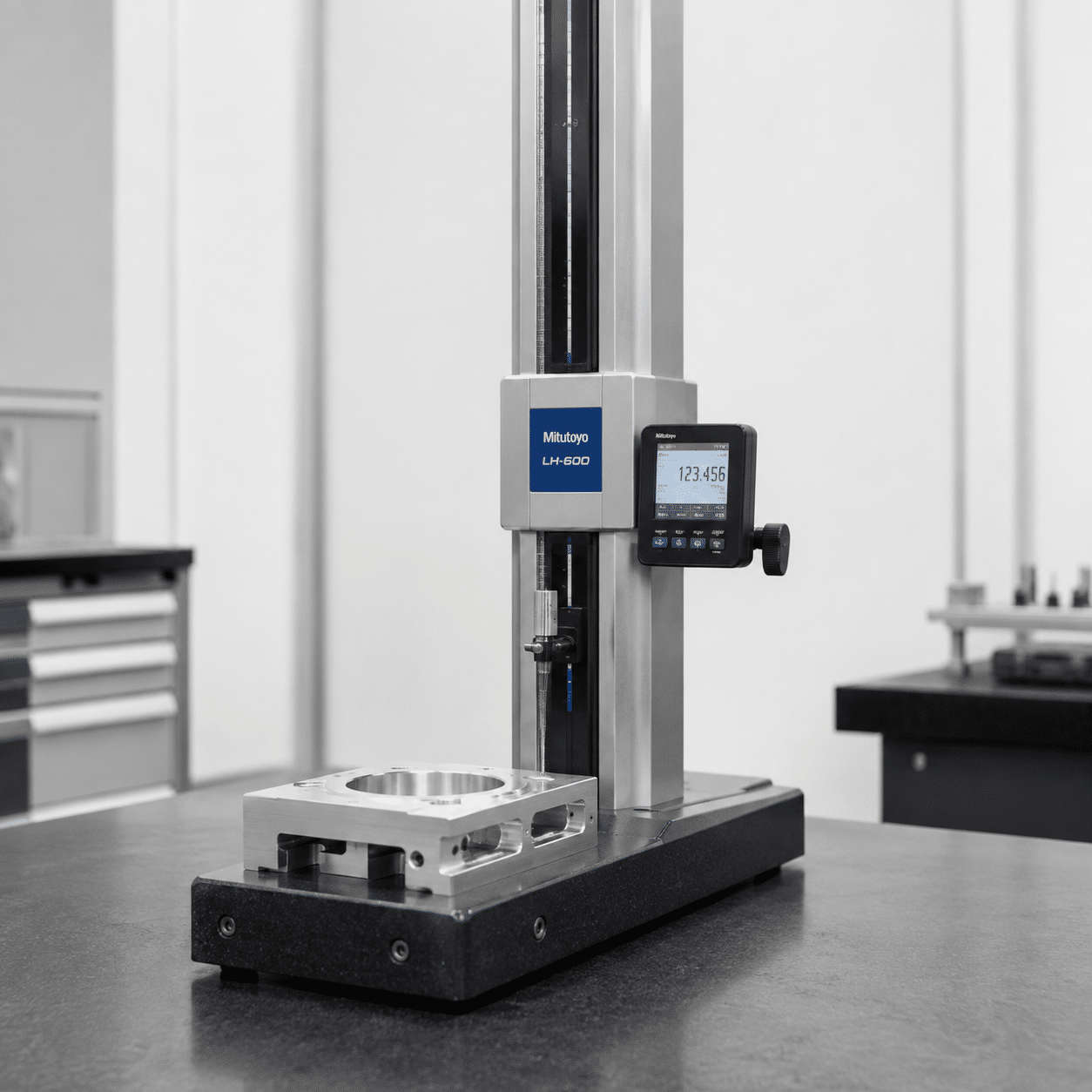 Digital height gauge used for precision inspection