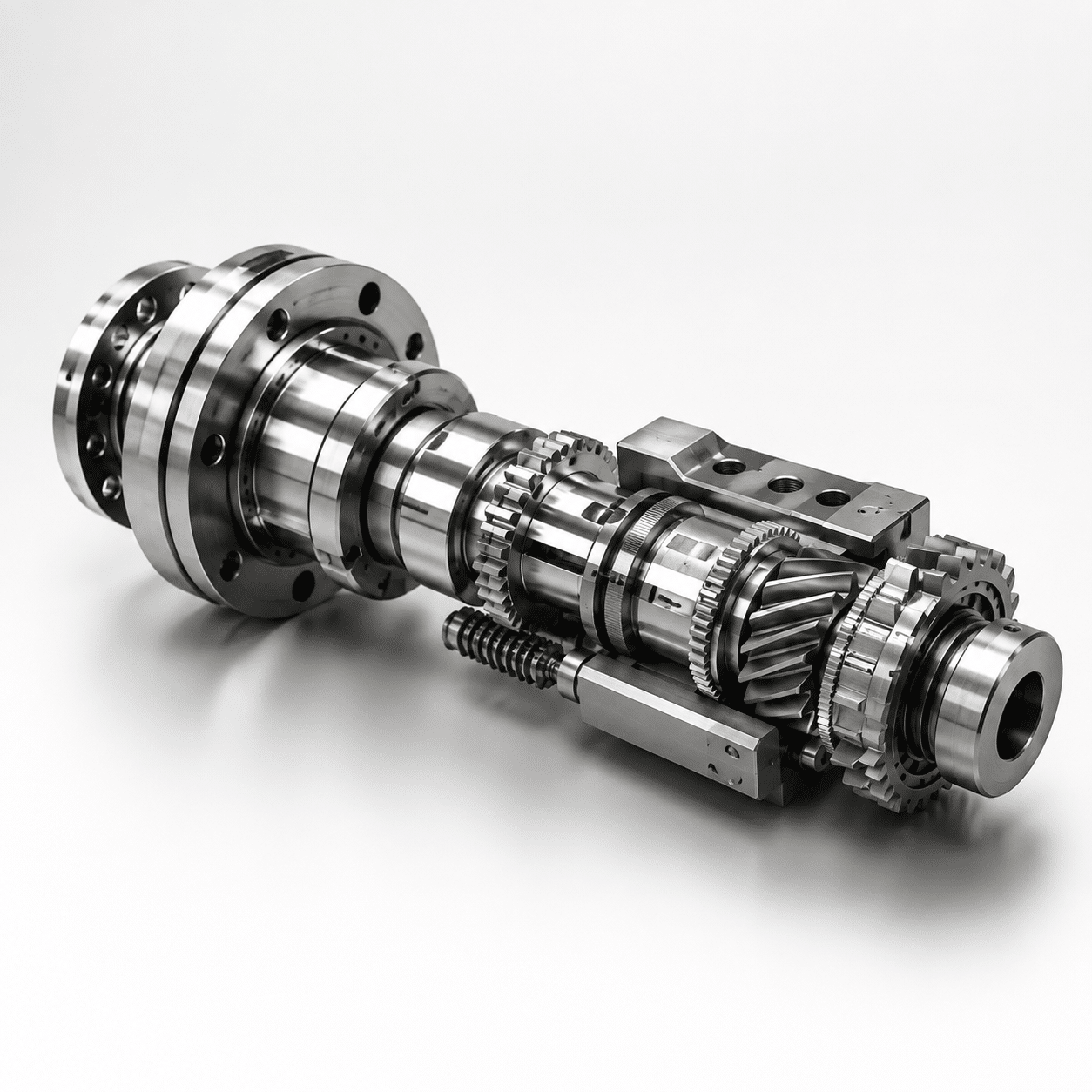 Precision machined shaft assembly