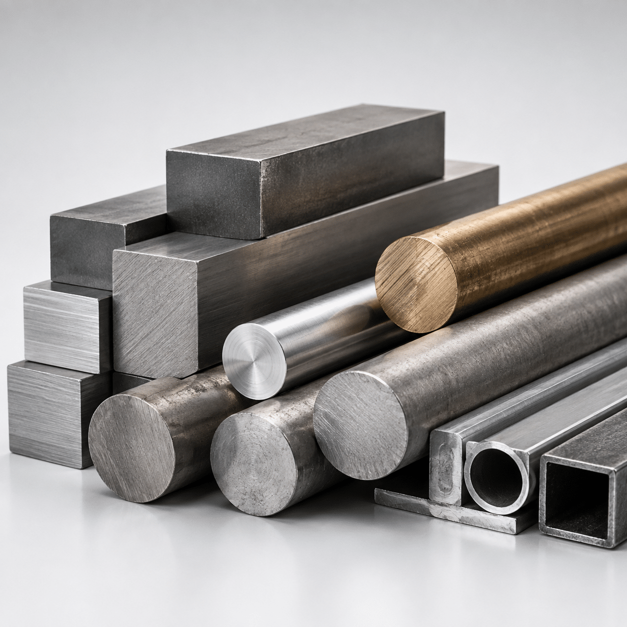 Metal raw materials for machining
